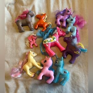 Lot of pony toys